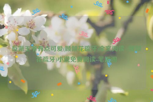 反派王爷有点可爱(顾倾花疏牙)全文阅读-(顾倾花疏牙)小说免费阅读-笔趣阁