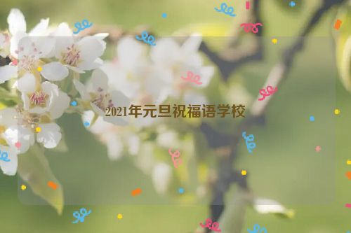 2021年元旦祝福语学校