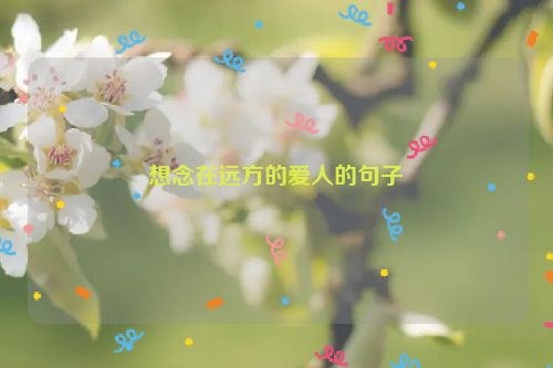 想念在远方的爱人的句子